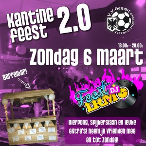 kantinefeest 6 maart 2016